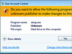Win7操作系统用户帐户控制功能详解